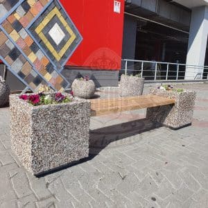 Скамья Евро 1 - Горные цветы